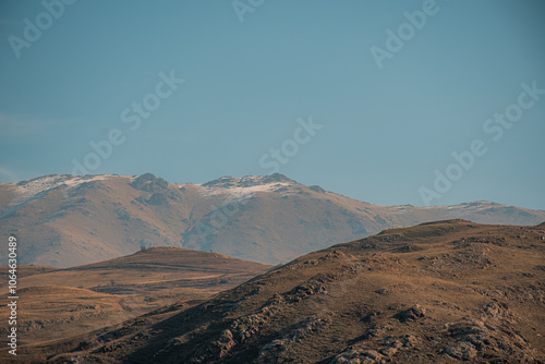 view from the top of the mountains