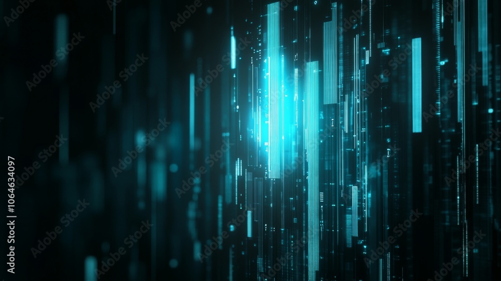 Abstract Blue Light Digital Background Design Abstract Blue Light Digital Background Design