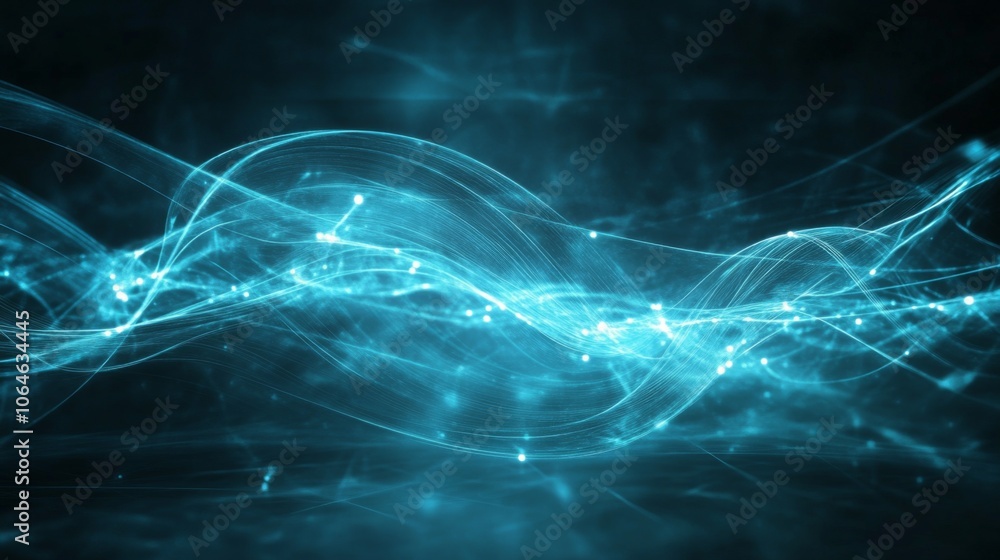 Ethereal Blue Light Waves and Flows Ethereal Blue Light Waves and Flows