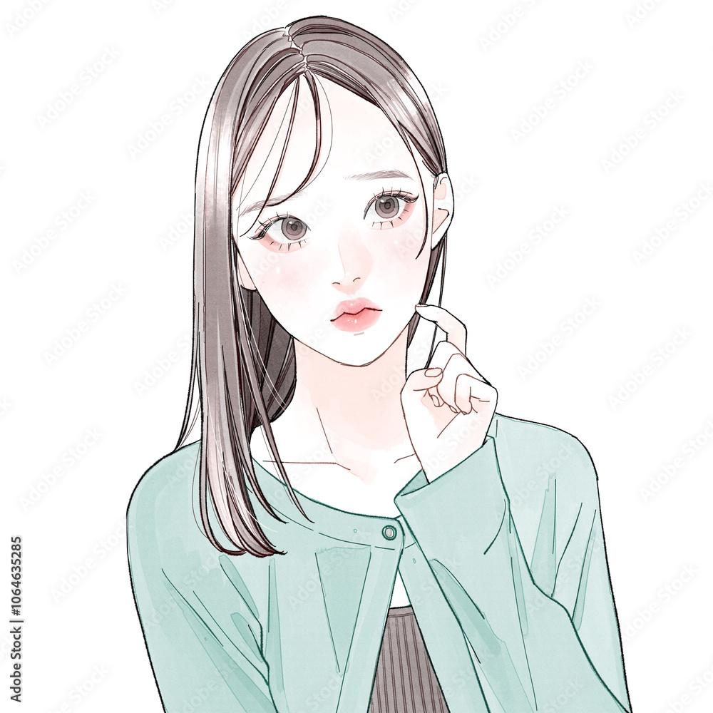 悩んでいる女性