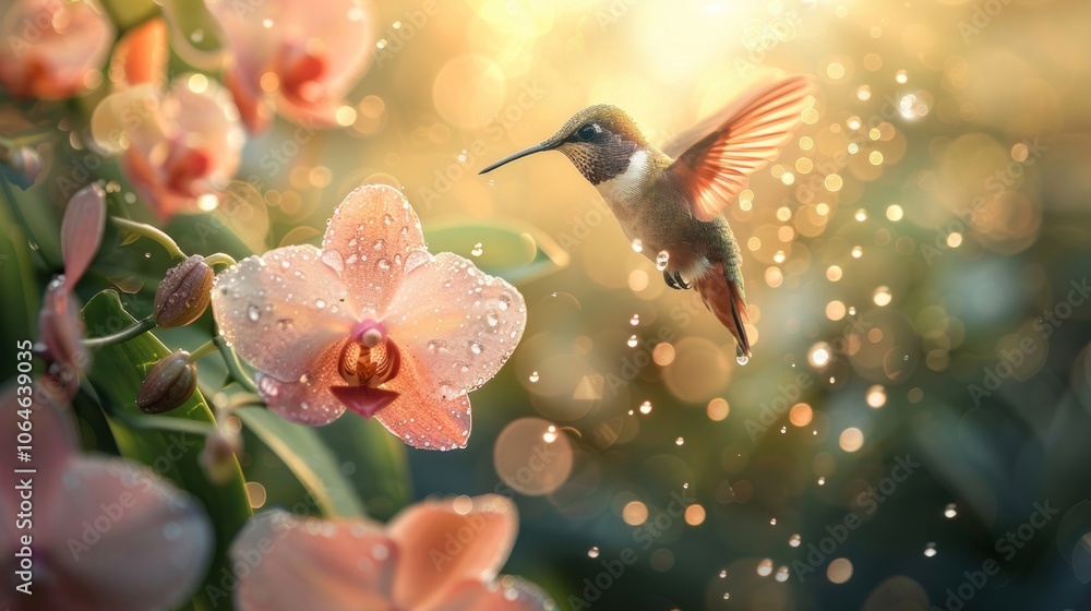 Hummingbird in Bloom Hummingbird in Bloom