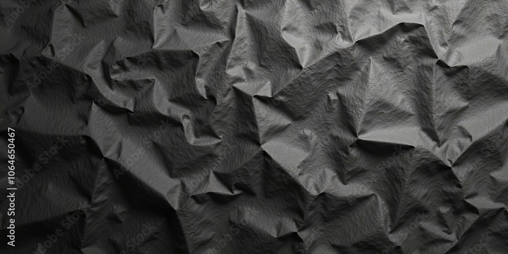 Crinkled Paper Texture Background In Charcoal Color Crinkled Paper Texture Background In Charcoal Color