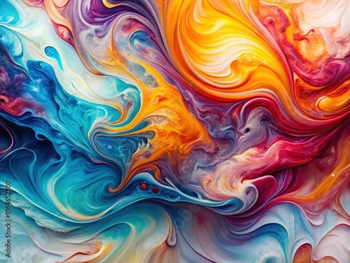 abstract colorful background generative ai