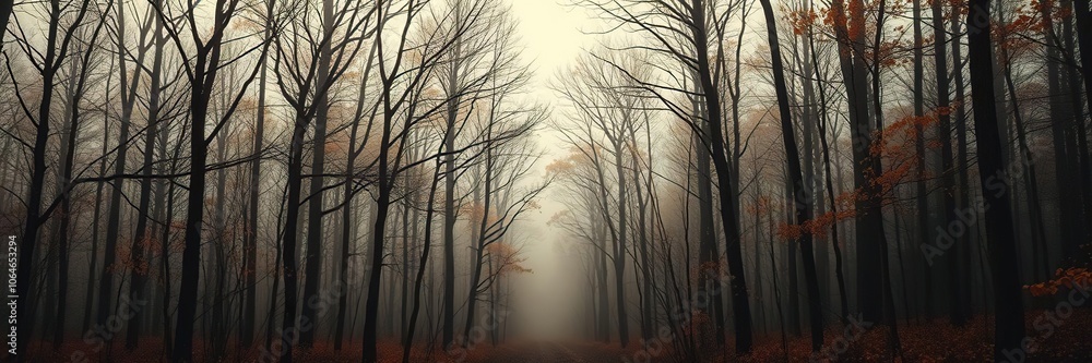 Soft orange to deep black watercolour gradient evoking an atmosphere of a spooky and abandoned forest during autumn months, spooky, misty, gradient Soft orange to deep black watercolour gradient evoking an atmosphere of a spooky and abandoned forest during autumn months, spooky, misty, gradient