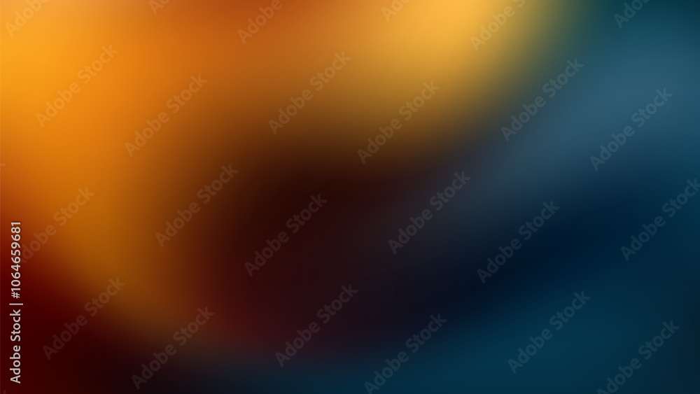 Abstract Blurred Background with Orange, Red, and Blue Hues Abstract Blurred Background with Orange, Red, and Blue Hues