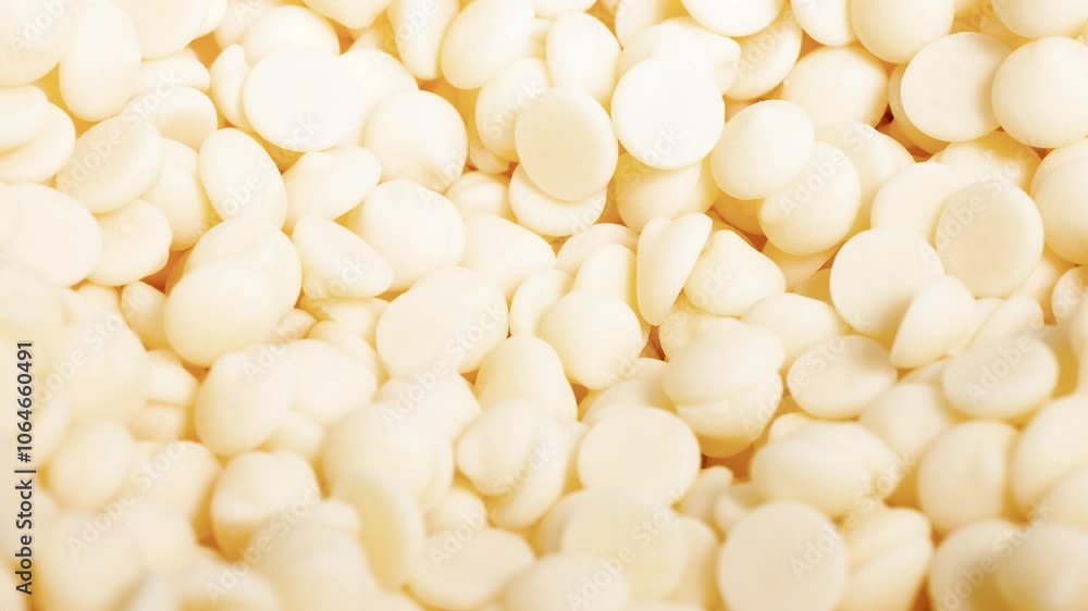 White Chocolate Chips in Motion White Chocolate Chips in Motion