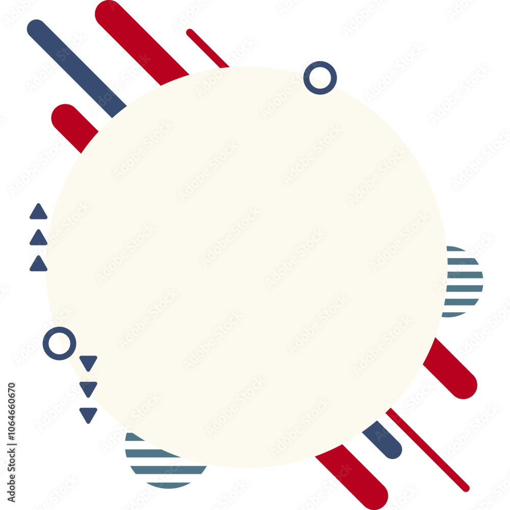 Obraz premium Modern Circle Banner