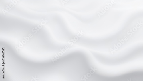 Abstract white wave with three-dimensional effect
