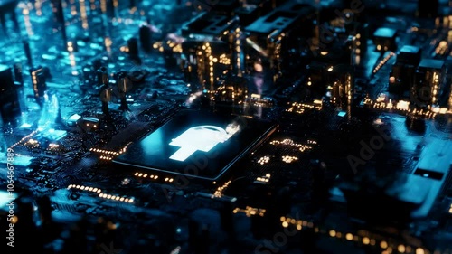 Cyber Security Data Protection Background