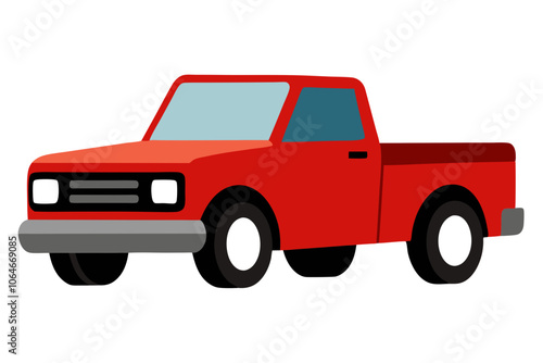 Pickup Truck | isolated vector illustration on white background