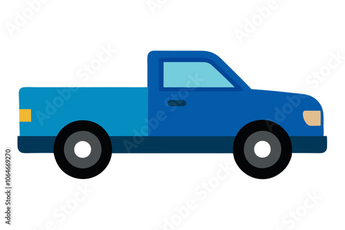 Pickup Truck | isolated vector illustration on white background