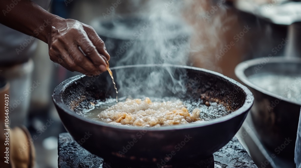 Culinary art of handcrafted pasta in a rustic kitchen setting Culinary art of handcrafted pasta in a rustic kitchen setting