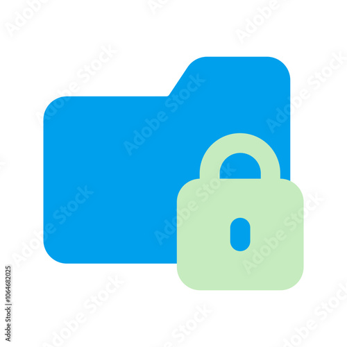 lock duo tone icon