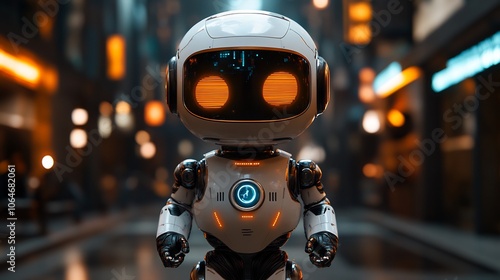 Wallpaper Mural Cyber security robot integrated digital shields and security protocols guarding against virtual threats in a futuristic setting Torontodigital.ca