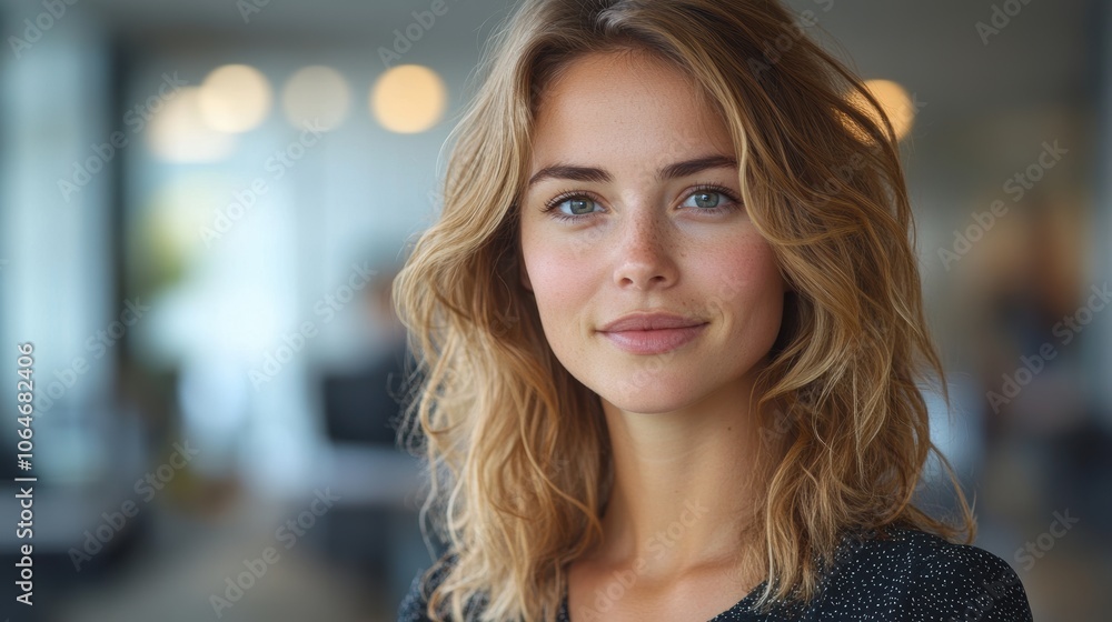 Confident british woman presents project with impactful charts in corporate office Confident british woman presents project with impactful charts in corporate office
