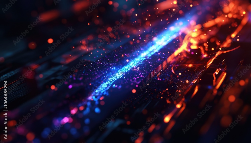 Abstract Blue and Red Lights Glowing in Dark Background, Futuristic, Neon, Glow, Particles, Digital, Light, Technology, Modern, Design, Minimalist, Creative Abstract Blue and Red Lights Glowing in Dark Background, Futuristic, Neon, Glow, Particles, Digital, Light, Technology, Modern, Design, Minimalist, Creative