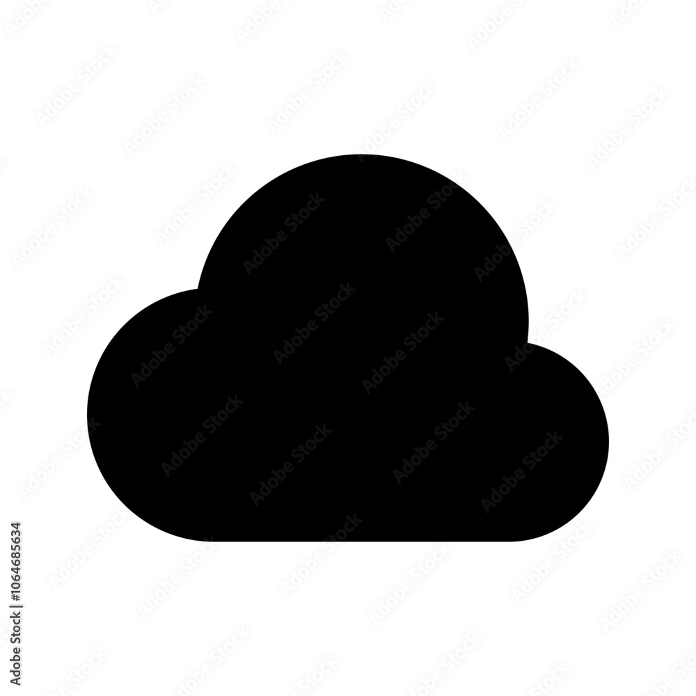 cloud glyph icon cloud glyph icon