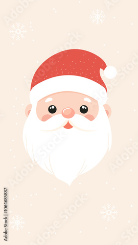 Santa Claus cartoon illustration wallpaper