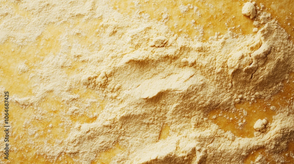 Fine Yellow Powder on Surface Fine Yellow Powder on Surface