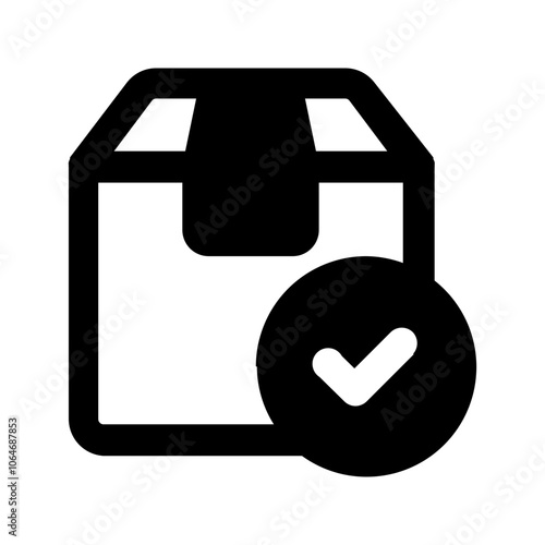 delivered glyph icon