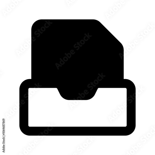 drawer glyph icon