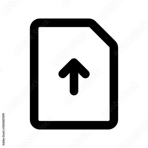 file upload glyph icon