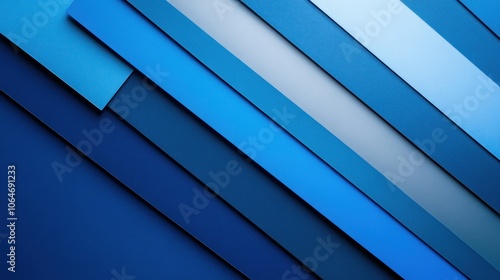 Abstract Blue Geometric Background