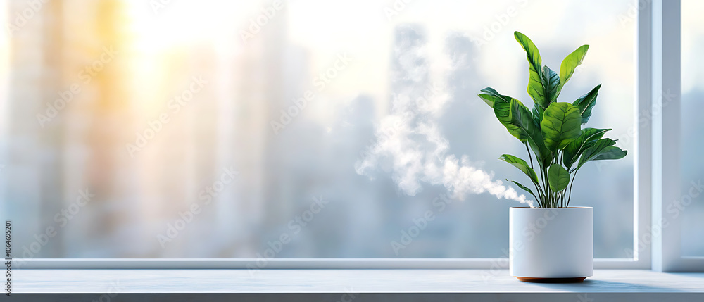 Serene indoor plant display the perfect blend of nature and modern aesthetics for a tranquil home environment Serene indoor plant display the perfect blend of nature and modern aesthetics for a tranquil home environment