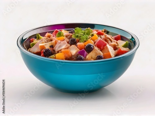 bowl of salad with vegetables,Ai generated 