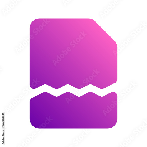 corrupted gradient icon