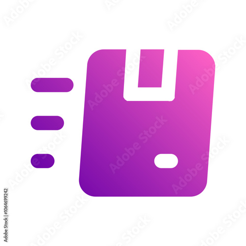fast delivery gradient icon