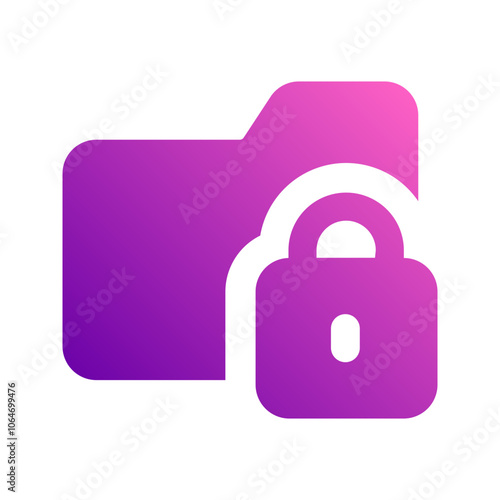 lock gradient icon