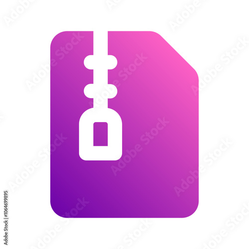 zip gradient icon