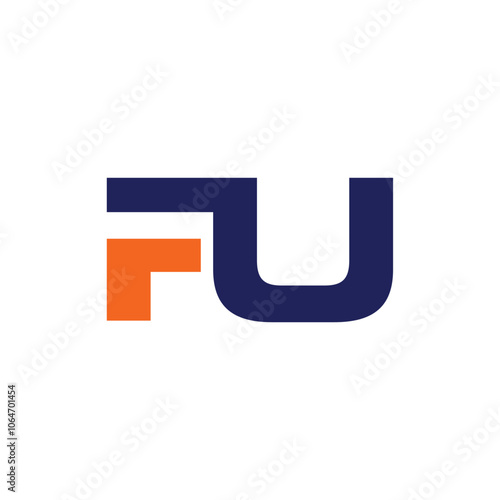 Initial FU Simple Icon Modern Business Creative Design Logo Free Download Initial FU Simple Icon Modern Business Creative Design Logo - GFXLoad