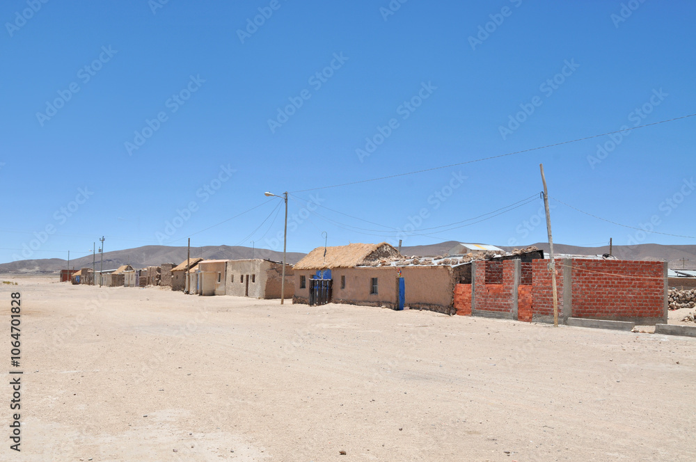 Julaca train station in the Atacama desert Julaca train station in the Atacama desert