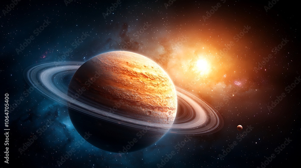 Explore the majestic beauty of jupiter and its rings in the vastness of space Explore the majestic beauty of jupiter and its rings in the vastness of space