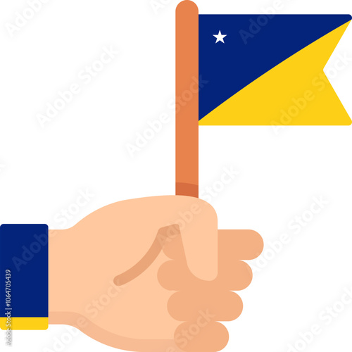 Country flag icon design in different shapes ecstatic 