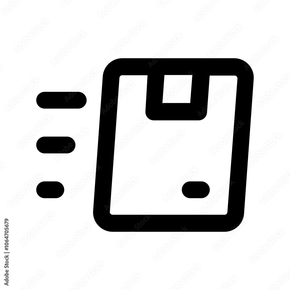 fast delivery line icon fast delivery line icon