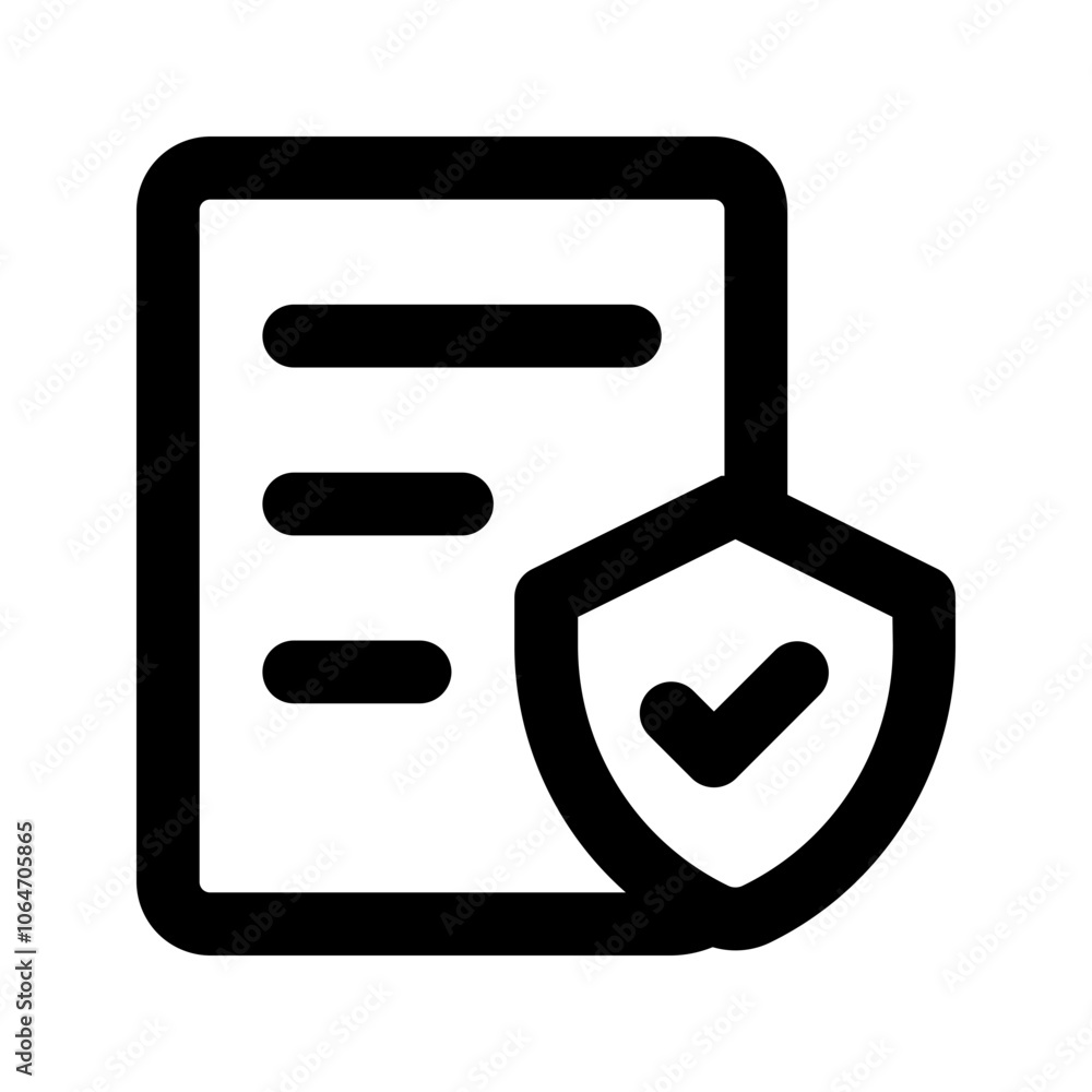 legal document line icon legal document line icon