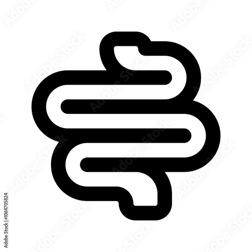 intestine line icon