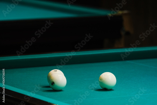 Wallpaper Mural Sports game of billiards on a green cloth Torontodigital.ca