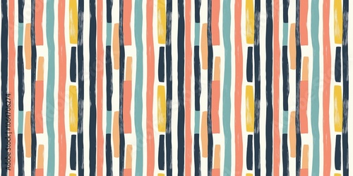 Stripe repeat pattern with a classic, linear design. seamless background pattern