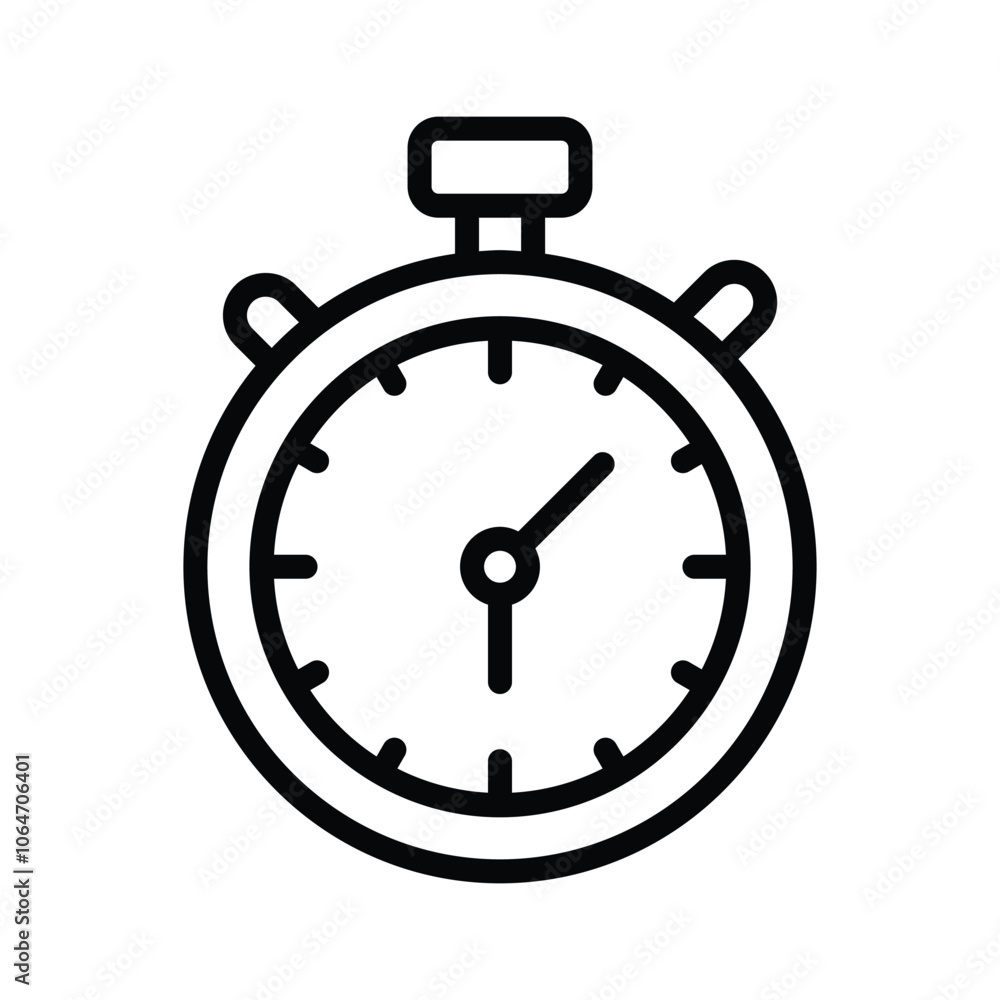 Stopwatch, symbolizing efficient time management Stopwatch, symbolizing efficient time management