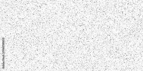 Terrazzo flooring consists of chips of marble texture. quartz surface white, black for bathroom or kitchen countertop. white paper texture background. rock stone marble backdrop textured illustration.
