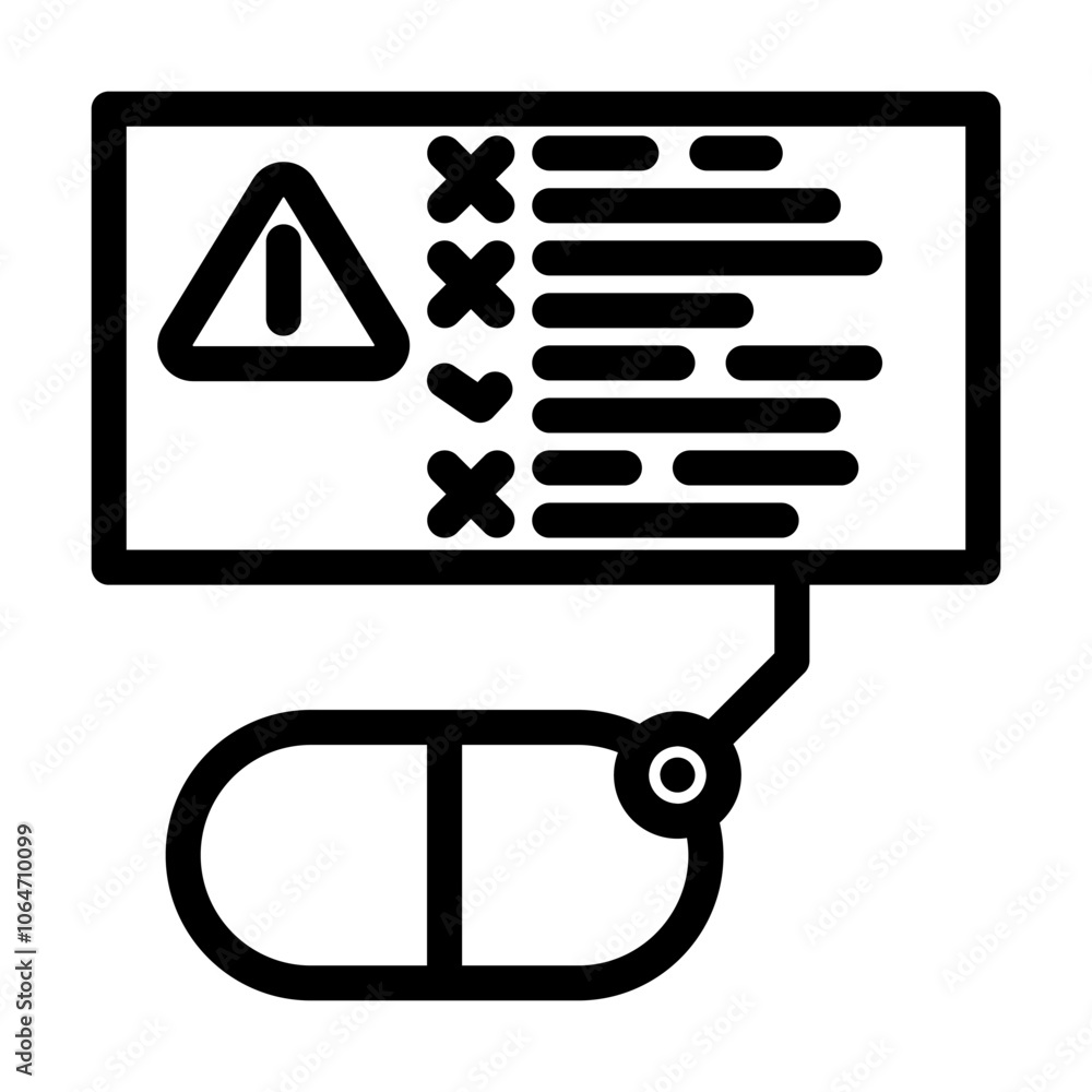 medication schedule cancer treatment line icon vector. medication schedule cancer treatment sign. isolated contour symbol black illustration medication schedule cancer treatment line icon vector. medication schedule cancer treatment sign. isolated contour symbol black illustration