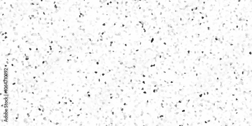 Terrazzo flooring consists of chips of marble texture. quartz surface white, black for bathroom or kitchen countertop. white paper texture background. rock stone marble backdrop textured illustration.