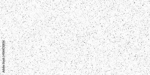 Terrazzo flooring consists of chips of marble texture. quartz surface white, black for bathroom or kitchen countertop. white paper texture background. rock stone marble backdrop textured illustration.
