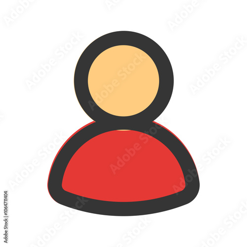 person outline fill icon