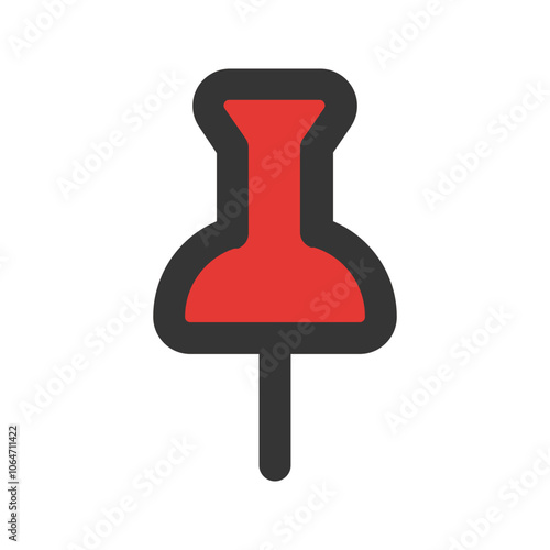 pin outline fill icon