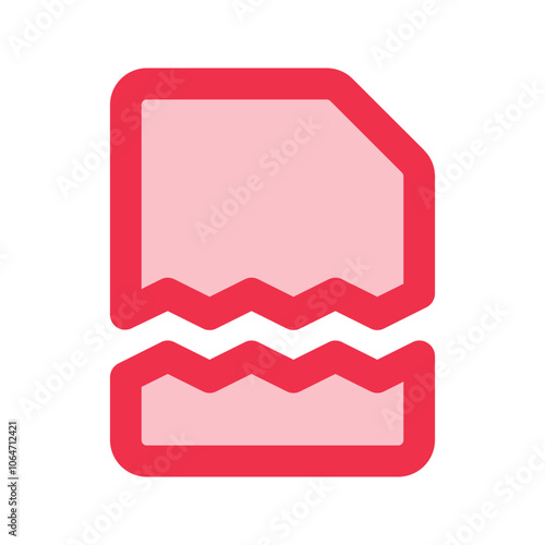 corrupted outline fill icon